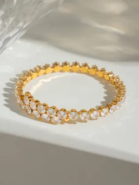 Stainless Steel Inland Zircon Bracelet