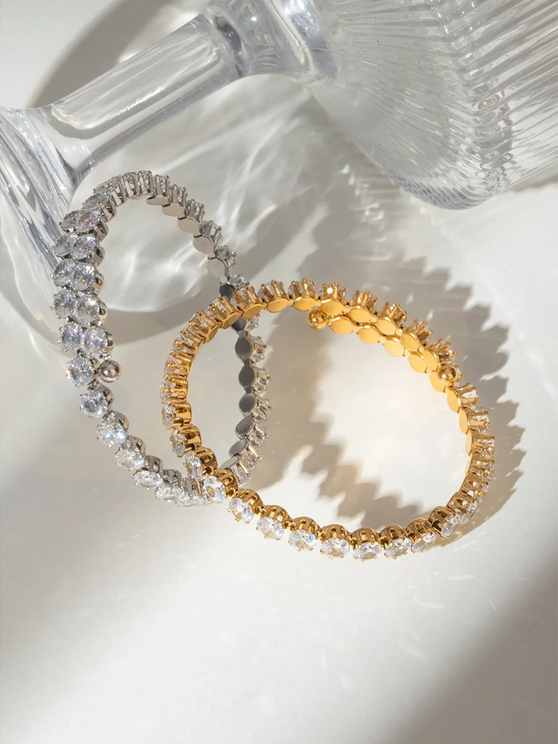 Stainless Steel Inland Zircon Bracelet