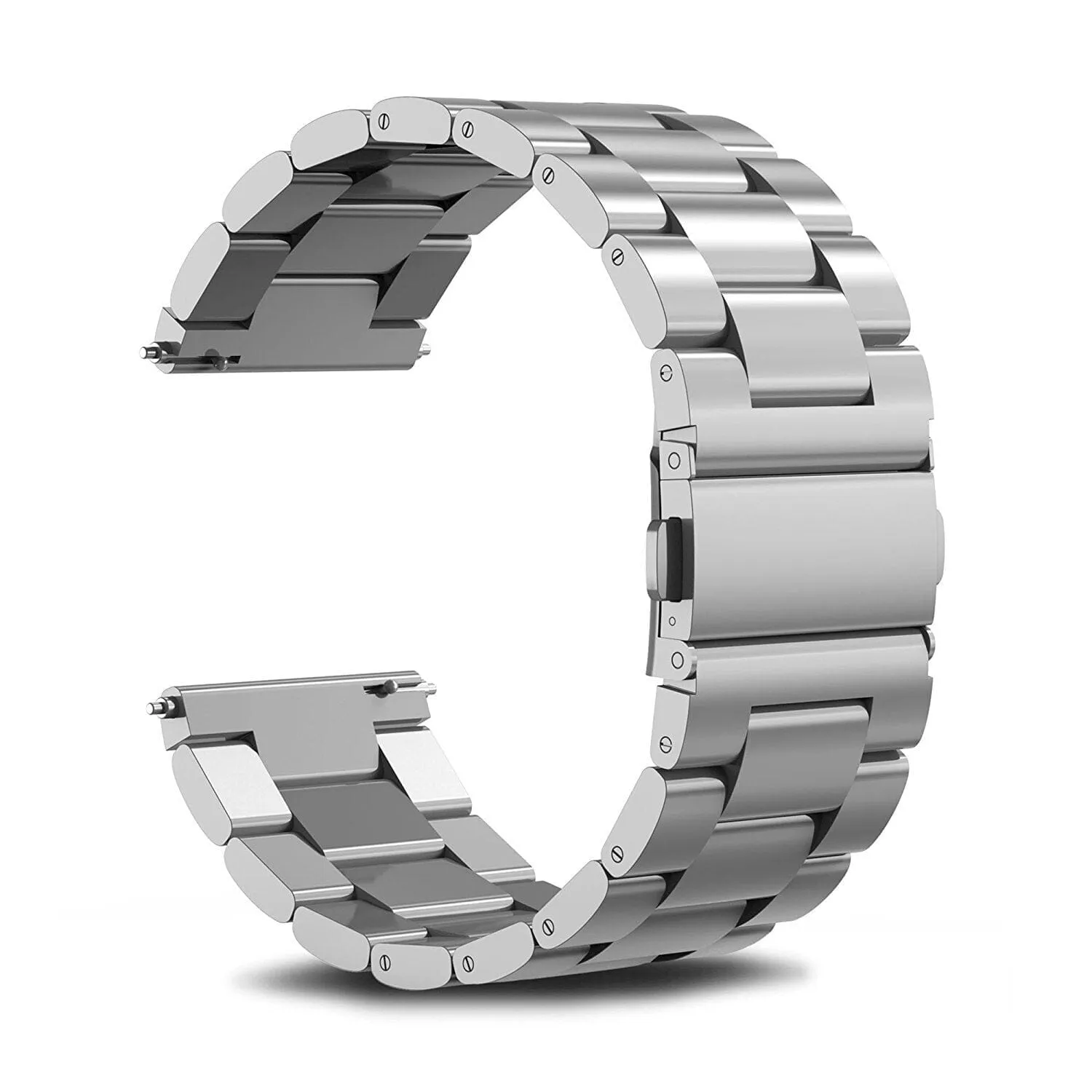Stainless Steel Link Watch Strap Compatible with the Samsung Galaxy Watch 6 (44mm)