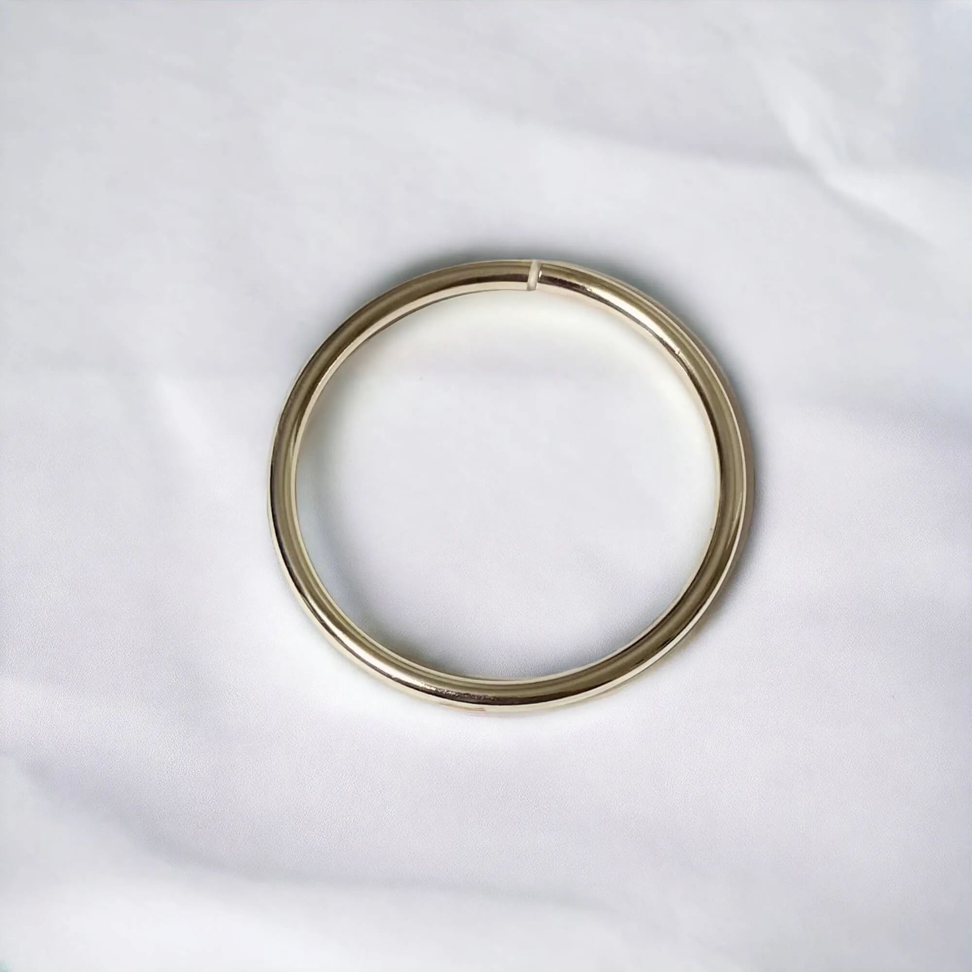 Sterling Silver Smooth Open Bangle