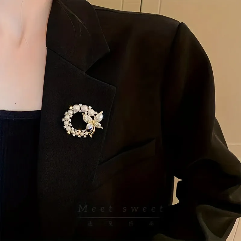 Stylish Butterfly Brooch Pin for Women  Elegant and Versatile