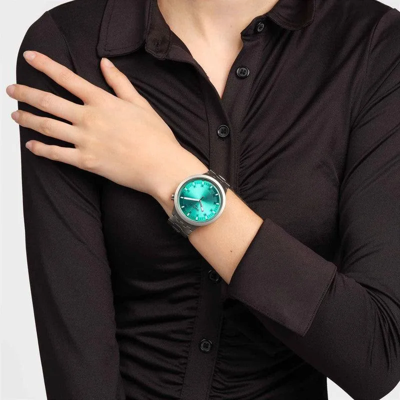 Swatch BIG BOLD IRONY AQUA SHIMMER Watch SB07S100G