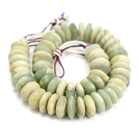 Tanzanian Jade Disc Strand Necklace