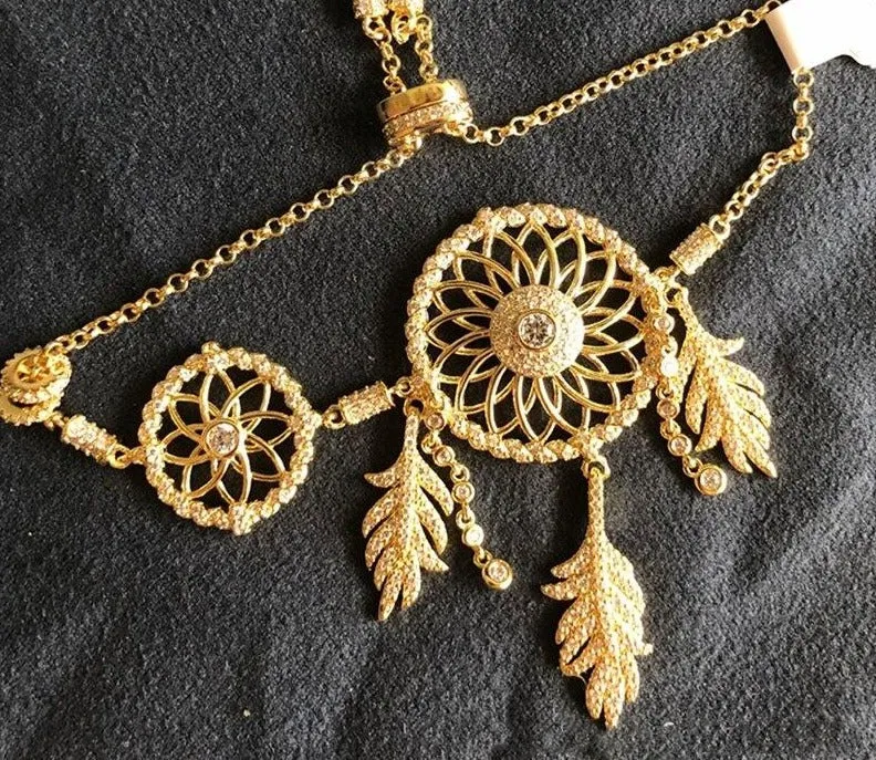 Tassel Dreamcatcher Shiny Zircon Female Bracelet