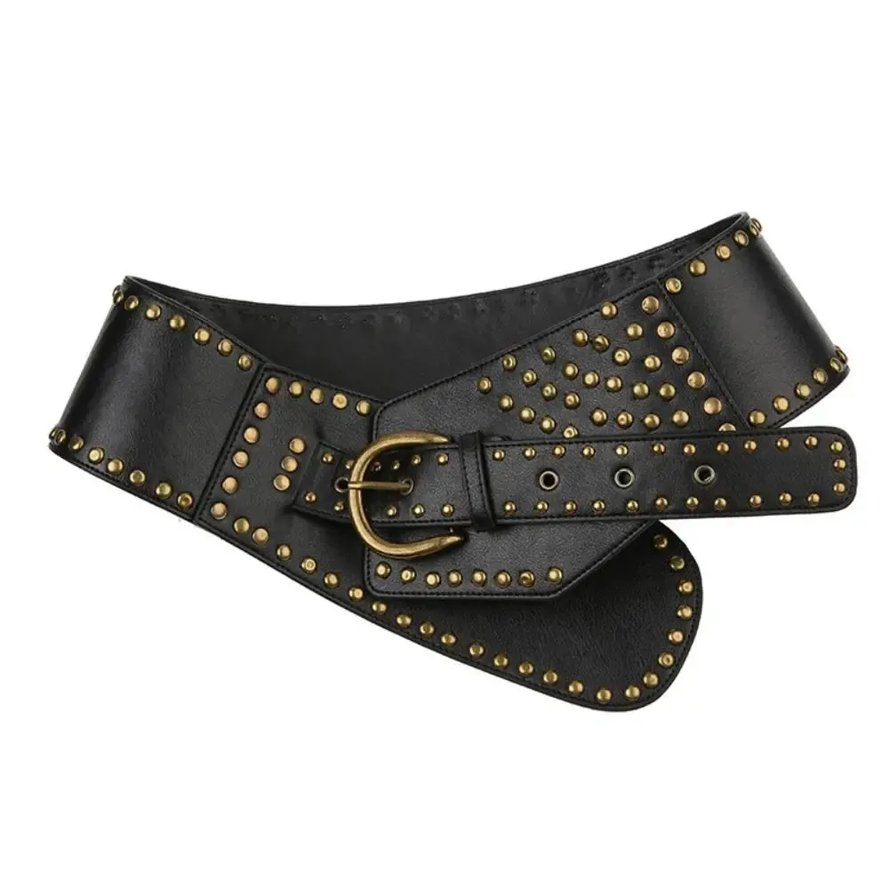 TEEK - Asymmetric Vintage Rivet Belt