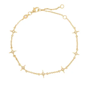 Tessa Starburst bracelet | 18K Gold Plated