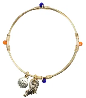 The Gameday Bangle - Orange   Blue