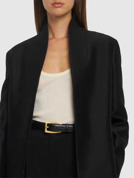 The Row   Arco leather belt 