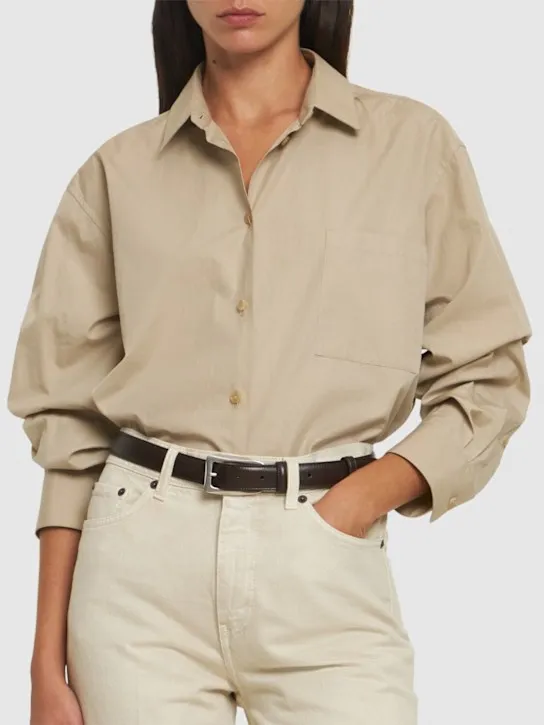The Row   Arco leather belt 