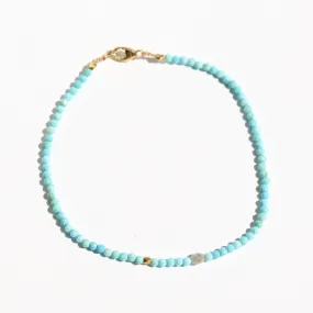 Turquoise   Diamond Bracelet no. 72