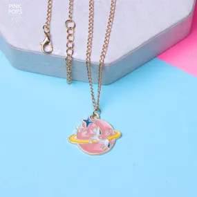 Unicorn Planet Pendant