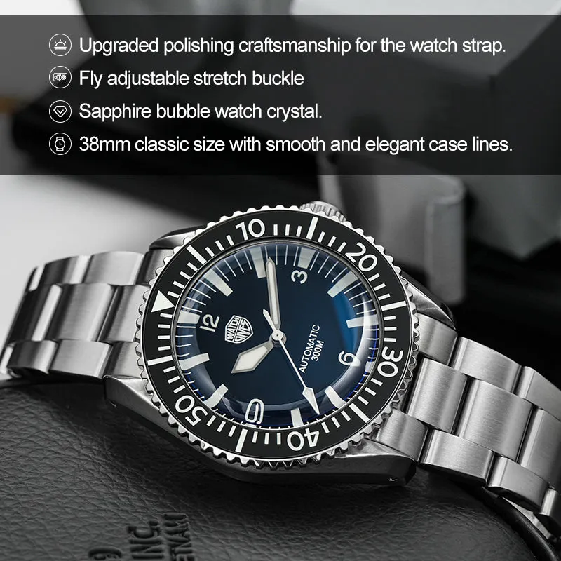 U.S. Warehouse - Watchdives WD1967 Sharkmaster 300 Automatic Watch