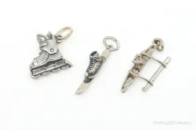 Vintage Hobbies Sterling Silver Charms Lot