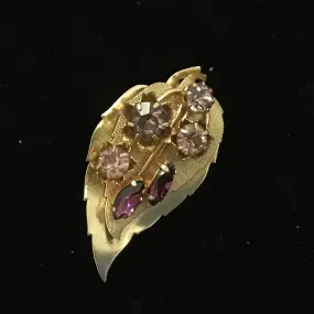 Vintage Leaf Brooch