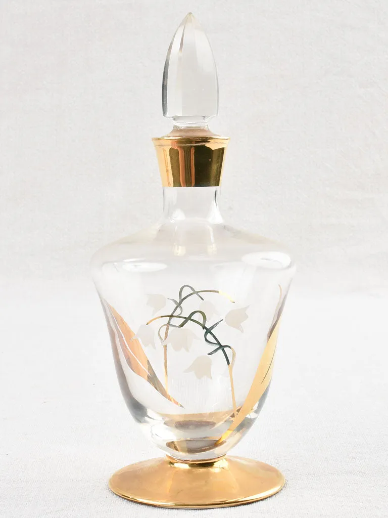 Vintage liqueur service - 6 glasses 1 carafe