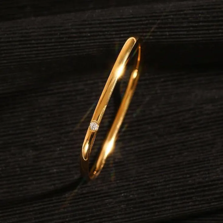 Vintage Luxury Steel Zircon Bracelets Charm Jewelry - Fashion RC357