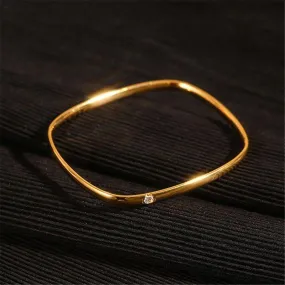 Vintage Luxury Steel Zircon Bracelets Charm Jewelry - Fashion RC357
