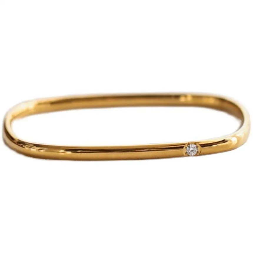 Vintage Luxury Steel Zircon Bracelets Charm Jewelry - Fashion RC357
