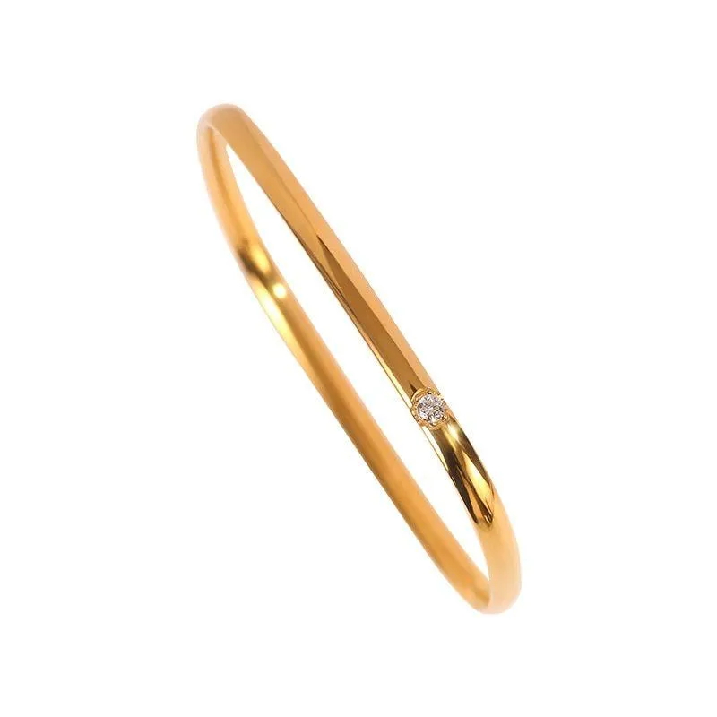 Vintage Luxury Steel Zircon Bracelets Charm Jewelry - Fashion RC357