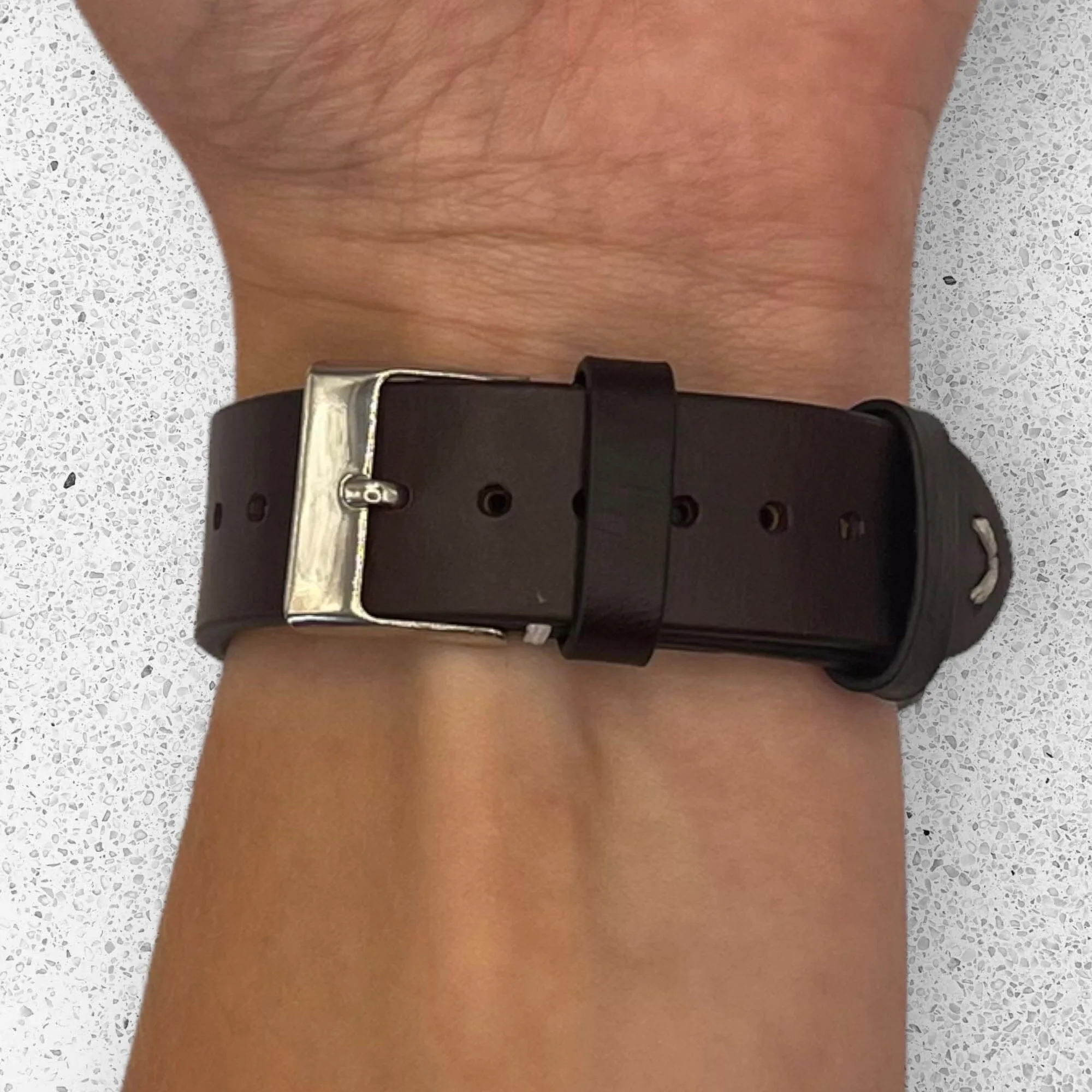 Vintage Oiled Leather Watch Straps Compatible with the OnePlus Watch