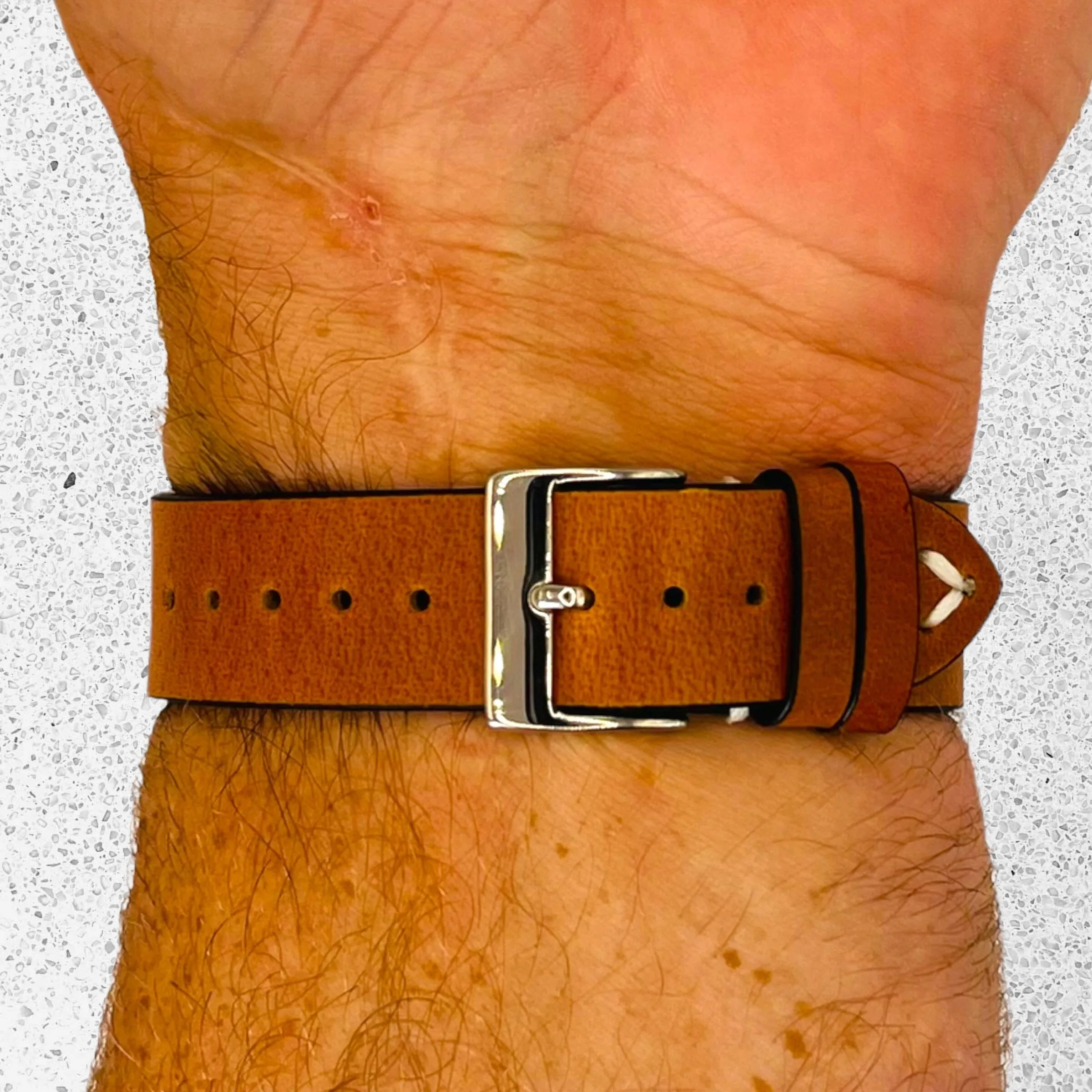 Vintage Oiled Leather Watch Straps Compatible with the OnePlus Watch