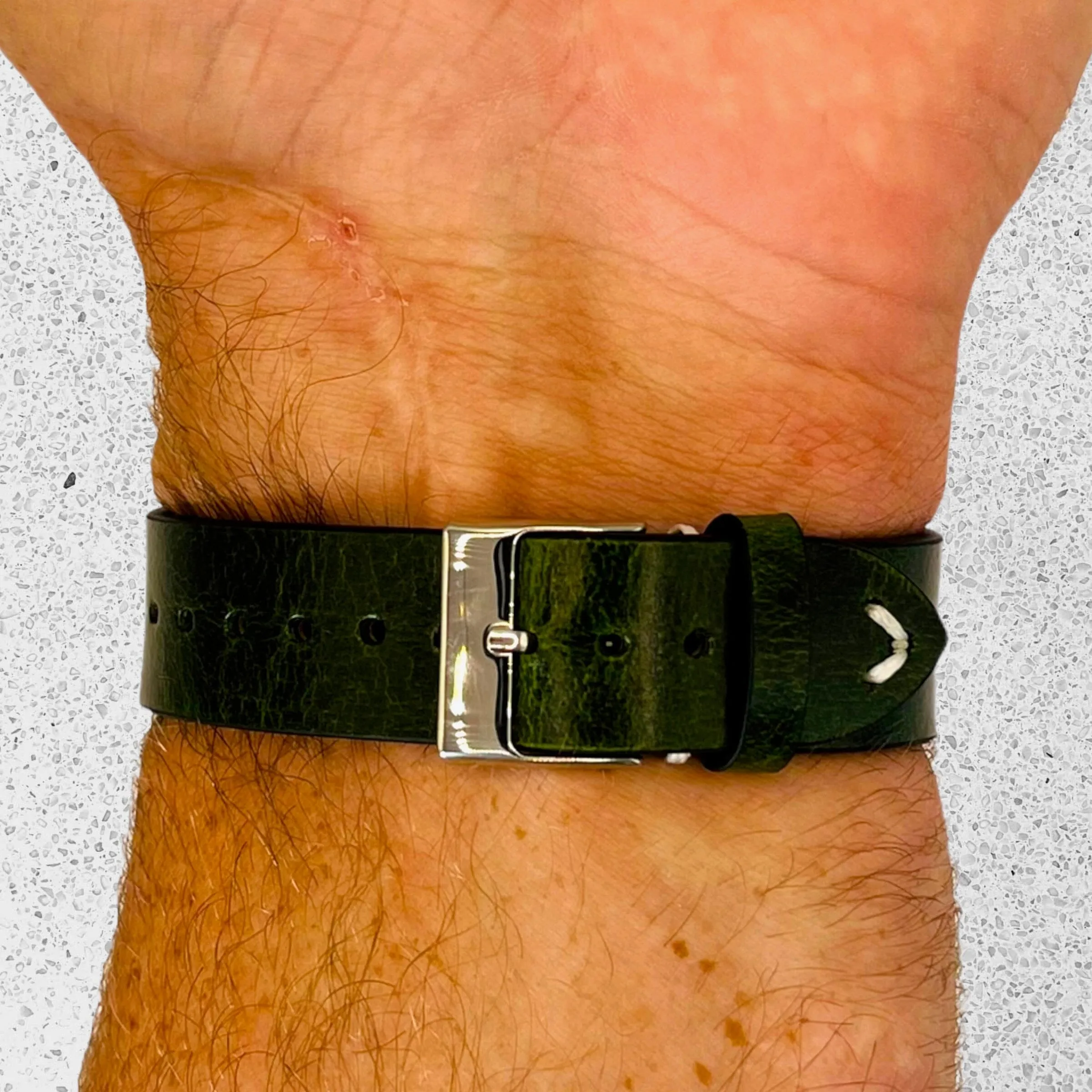 Vintage Oiled Leather Watch Straps Compatible with the OnePlus Watch