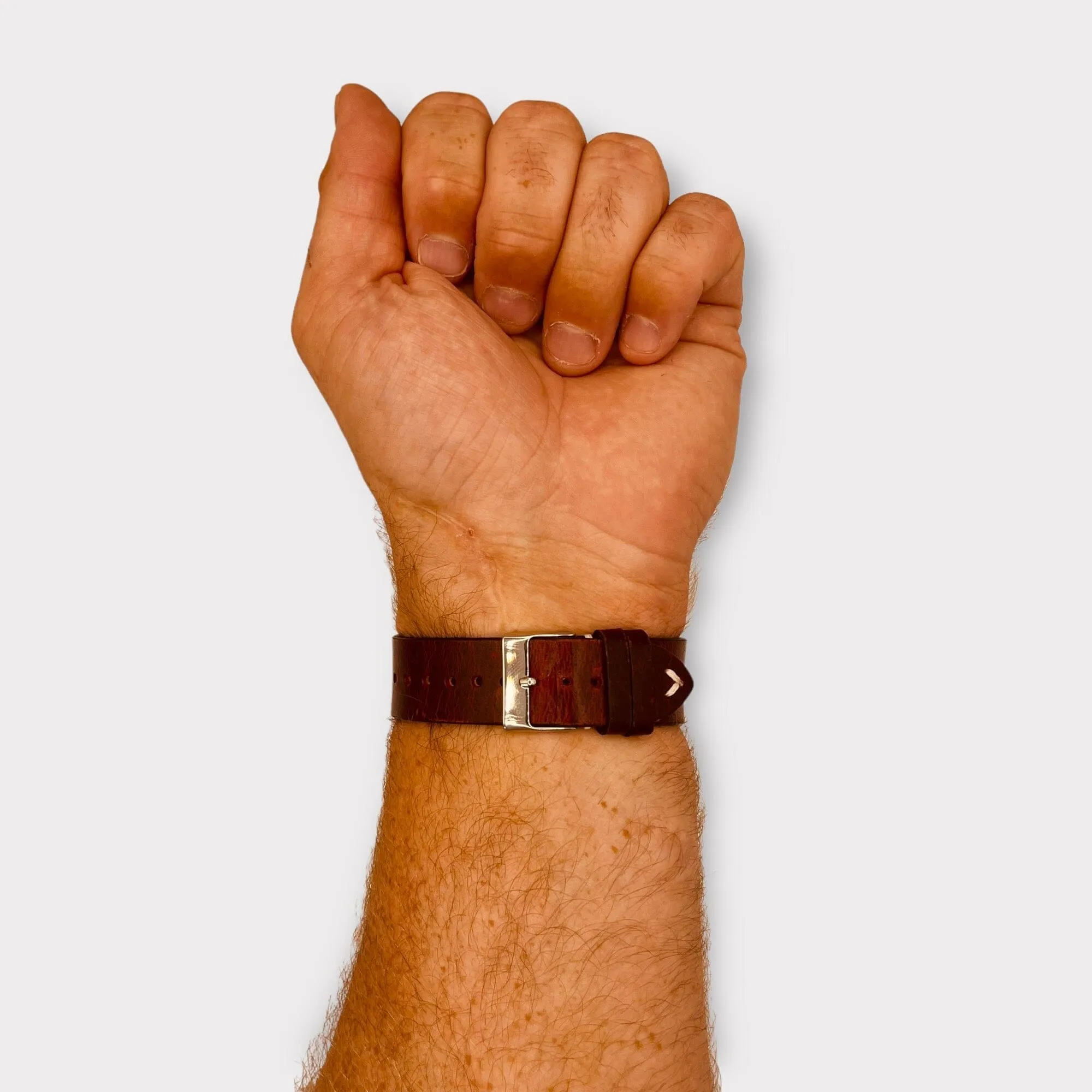 Vintage Oiled Leather Watch Straps Compatible with the OnePlus Watch