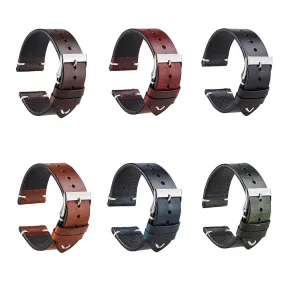 Vintage Oiled Leather Watch Straps Compatible with the OnePlus Watch