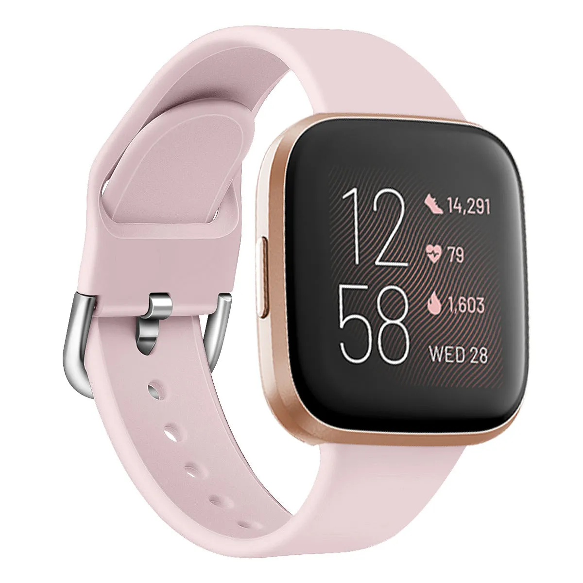 Watch band For Original Fitbit Versa 2 strap Soft Silicone Waterproof Wrist Accessories Replacement correa For Fitbit Versa 2