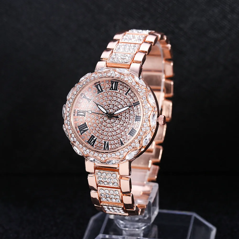 Watch Women's Fashion Trend Starry Women's Watch Diamond Fashion Business Quartz Watch
