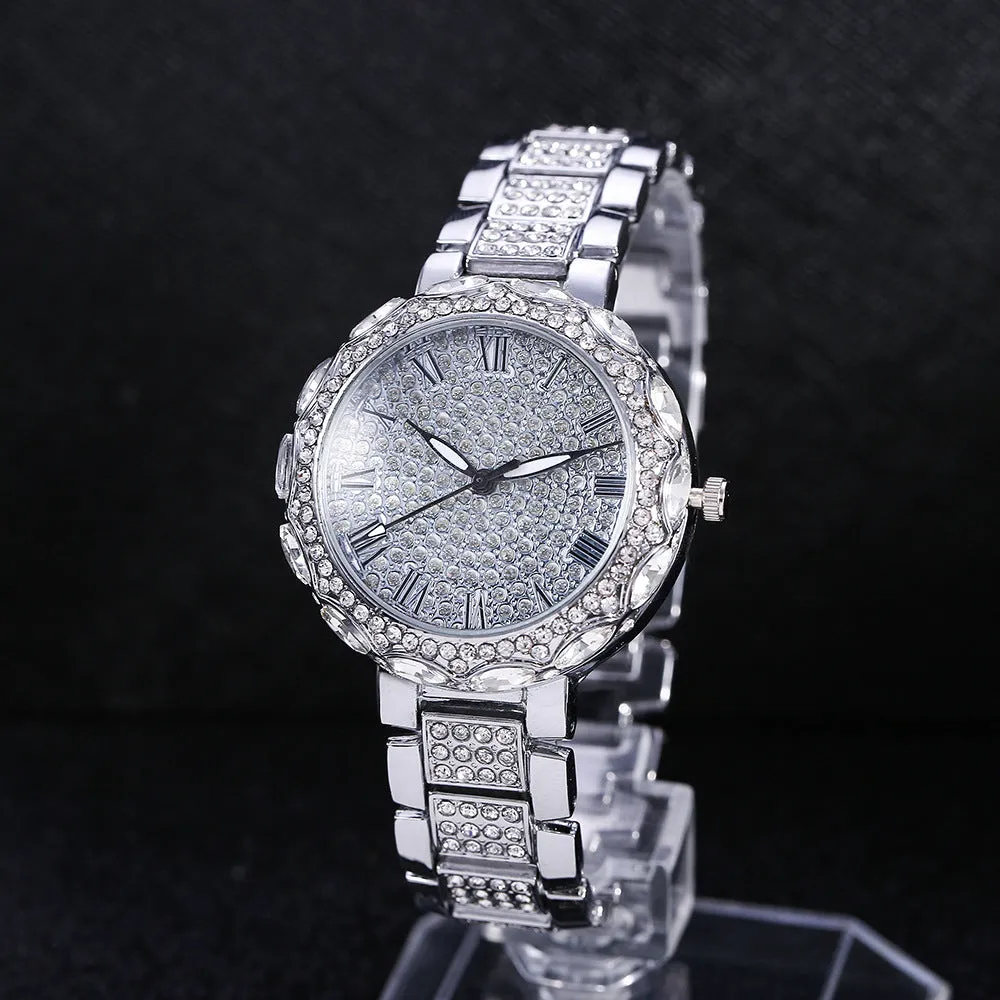 Watch Women's Fashion Trend Starry Women's Watch Diamond Fashion Business Quartz Watch