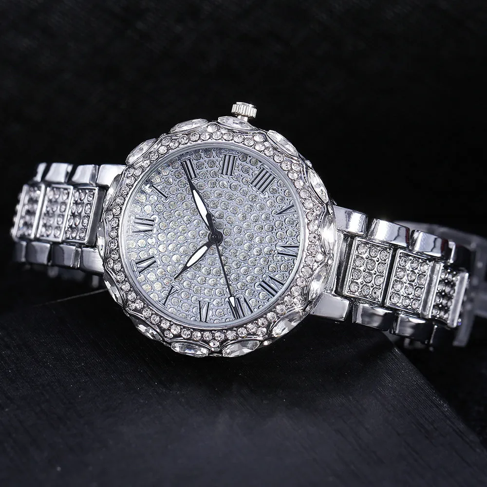 Watch Women's Fashion Trend Starry Women's Watch Diamond Fashion Business Quartz Watch