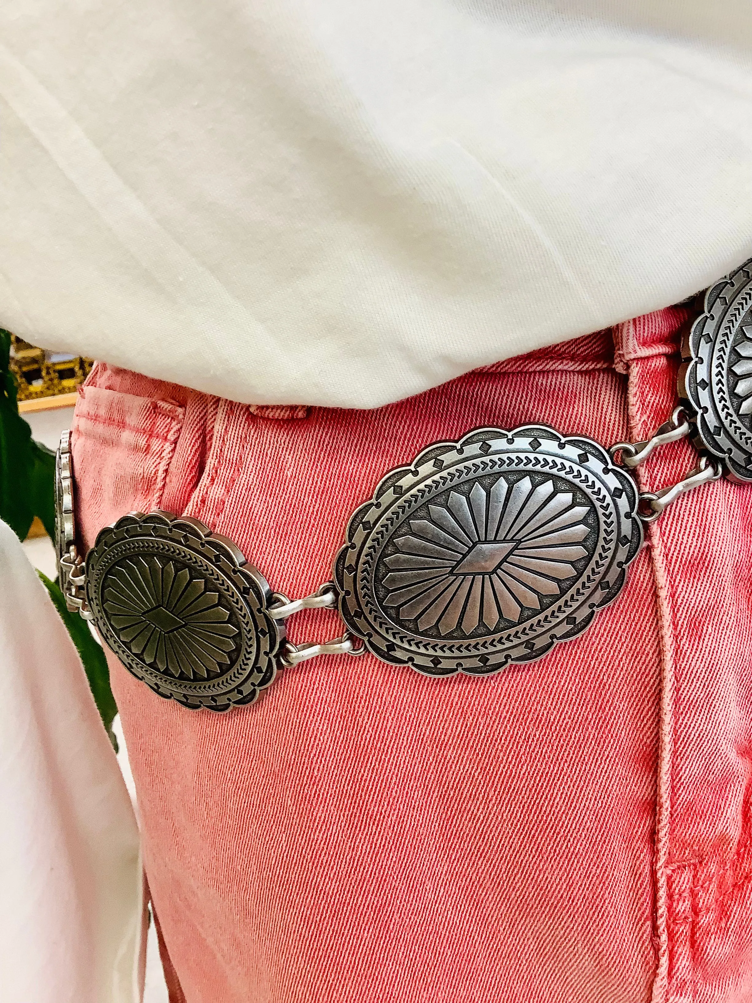 Western Concho Chain belt