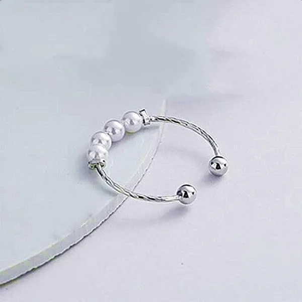 Yula Pearl Fidget Ring