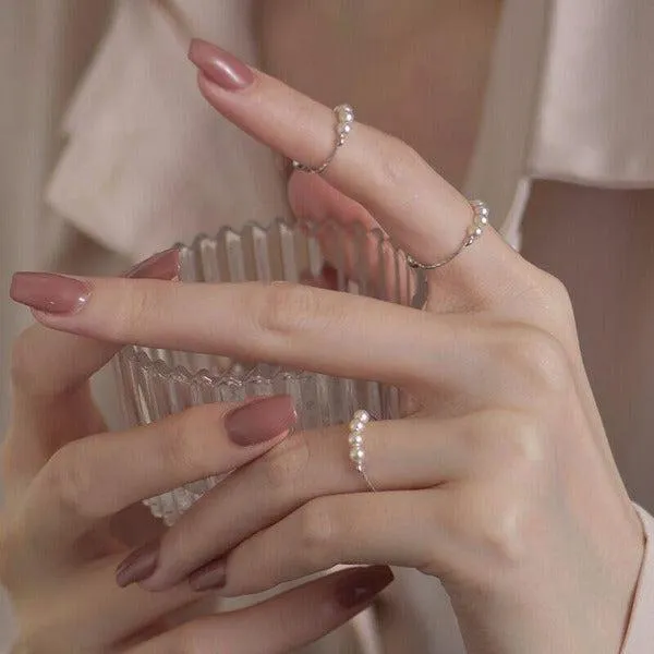 Yula Pearl Fidget Ring