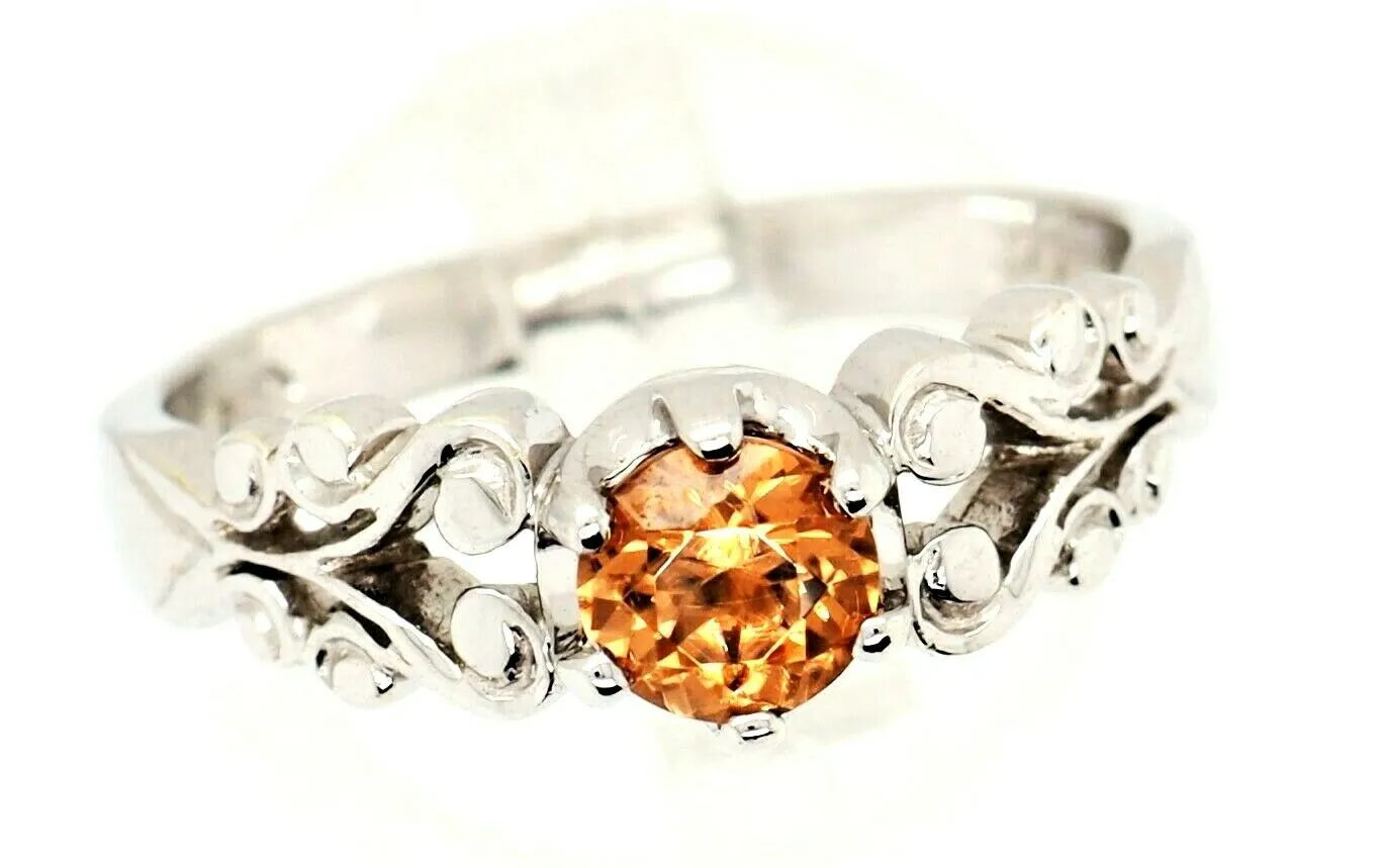 Zircon 9ct White Gold Ring